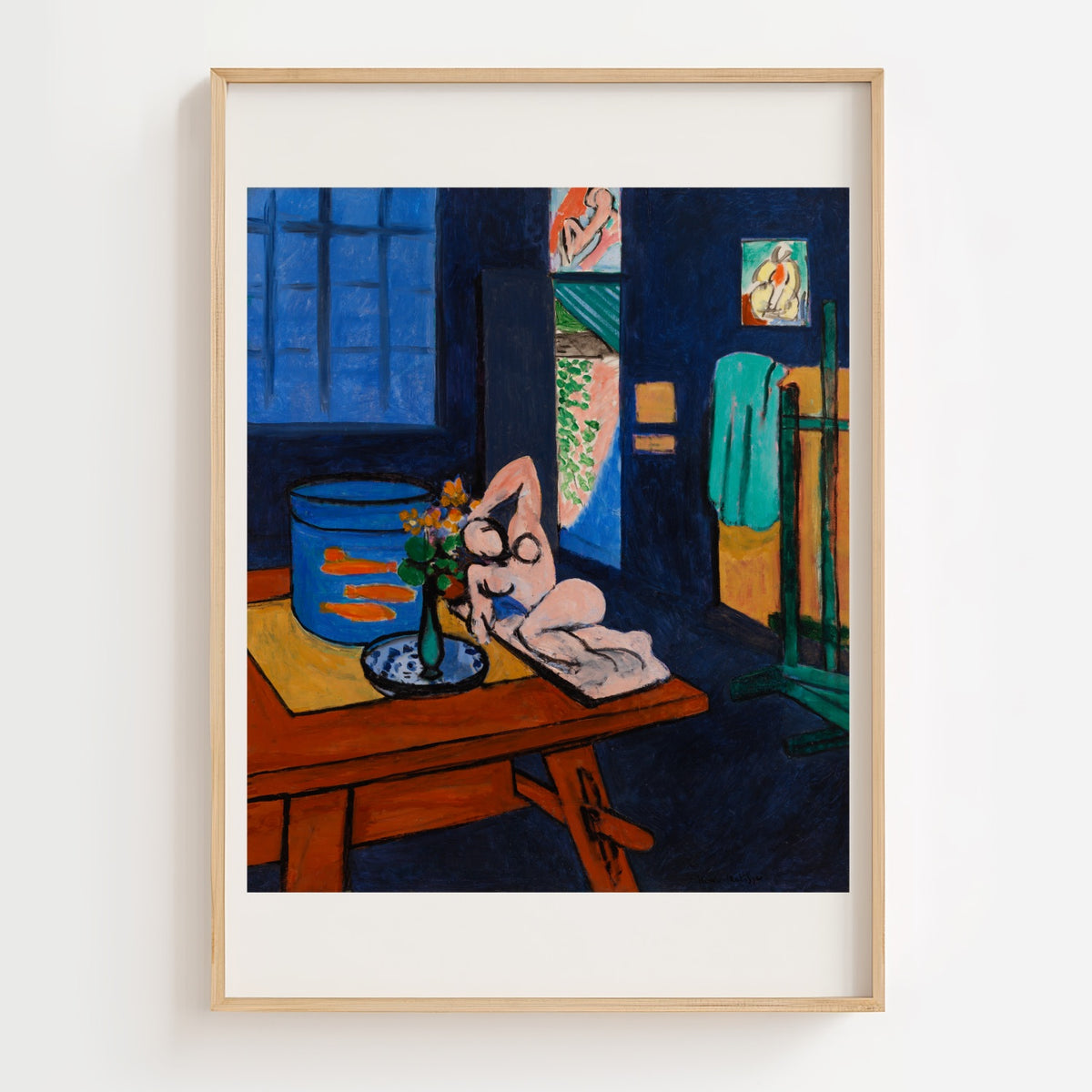 Goldfish and Sculpture by Henri Matisse