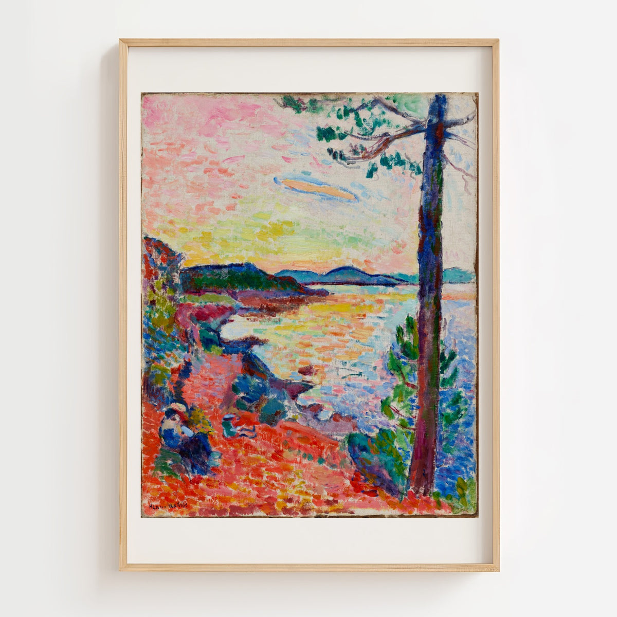 Le Goûter (Le Golfe de Saint-Tropez) by Henri Matisse
