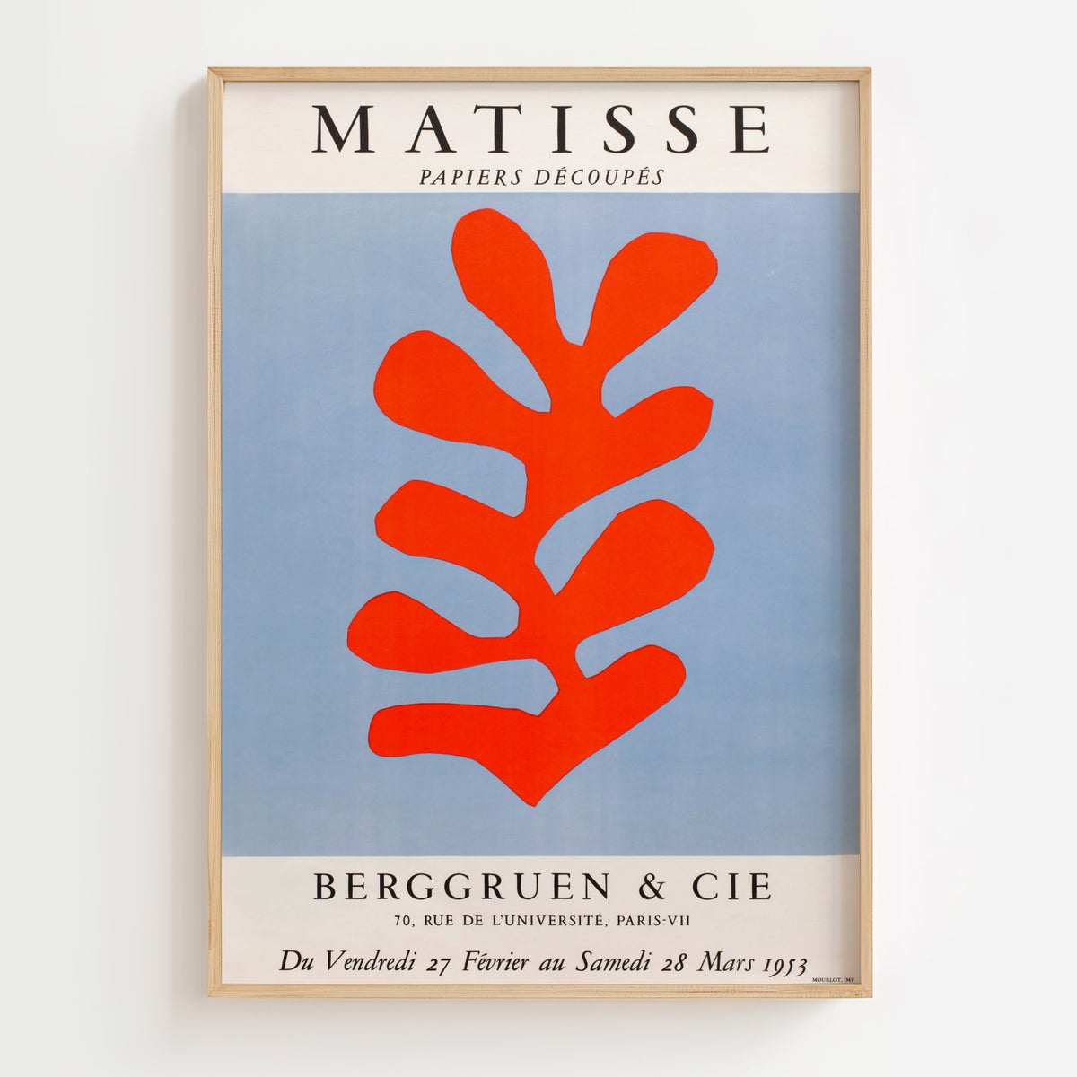 Papier découpe exhibition poster