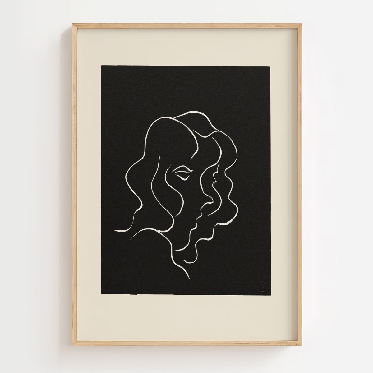 Profil et chevelure I (1941) by Henri Matisse