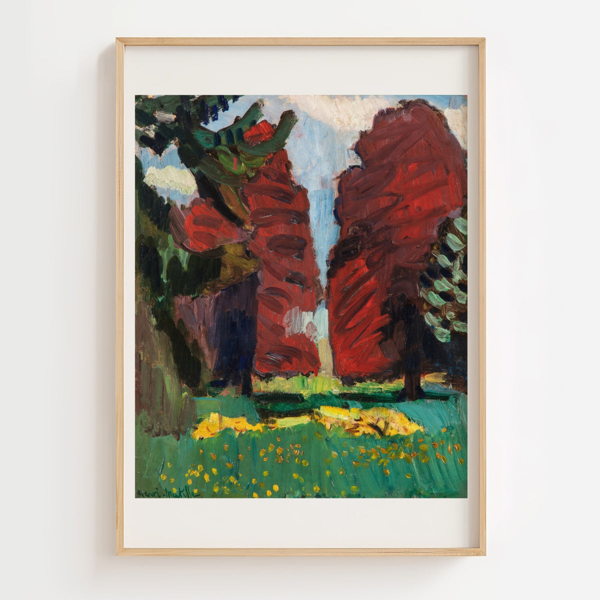 Purple Beeches (Copper Beeches) by Henri Matisse