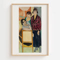 Three Sisters and "The Rose Marble Table" (Les Trois soeurs à "La Table de marbre rose") by Henri Matisse