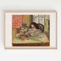 Young Woman before an Aquarium (Jeune fille devant un aquarium) by Henri Matisse